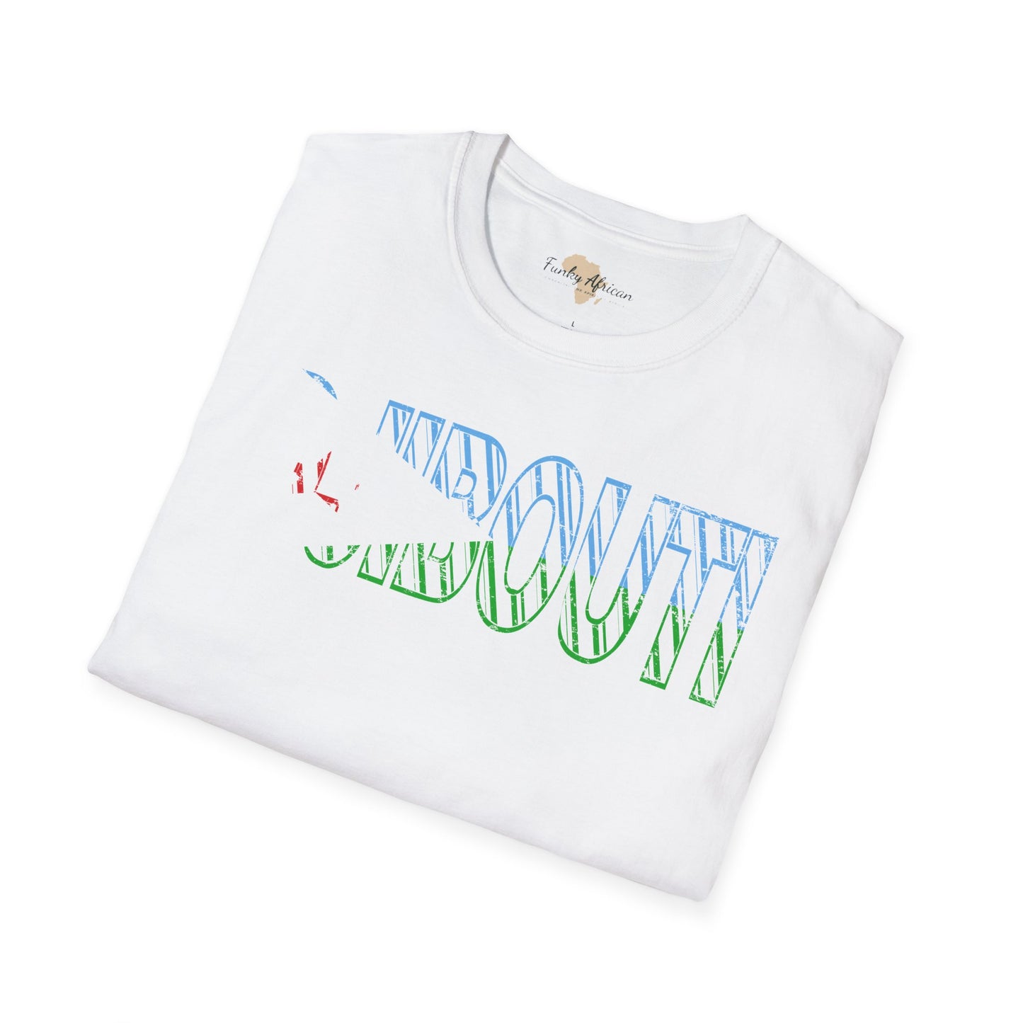 Djibouti text unisex softstyle tee