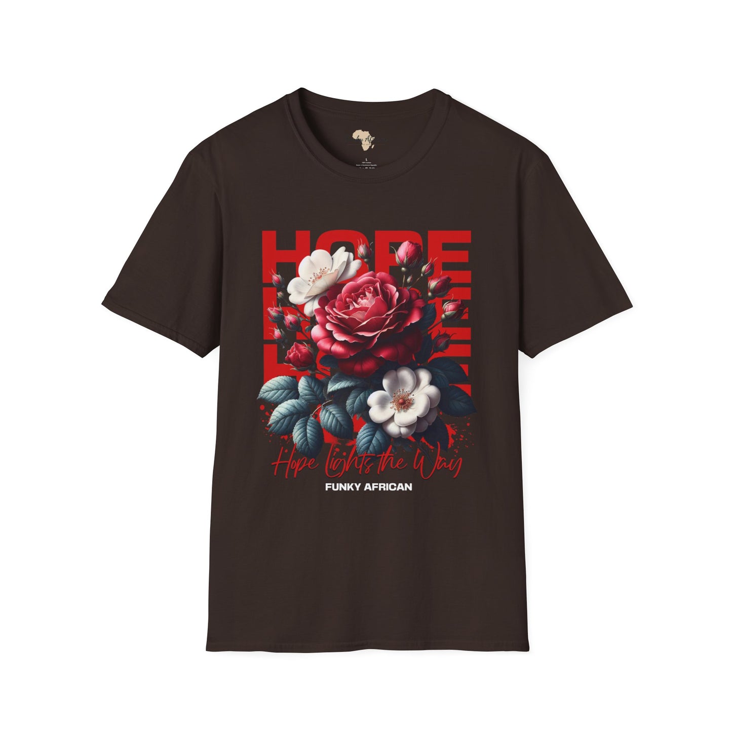 Hope lights the way unisex tee