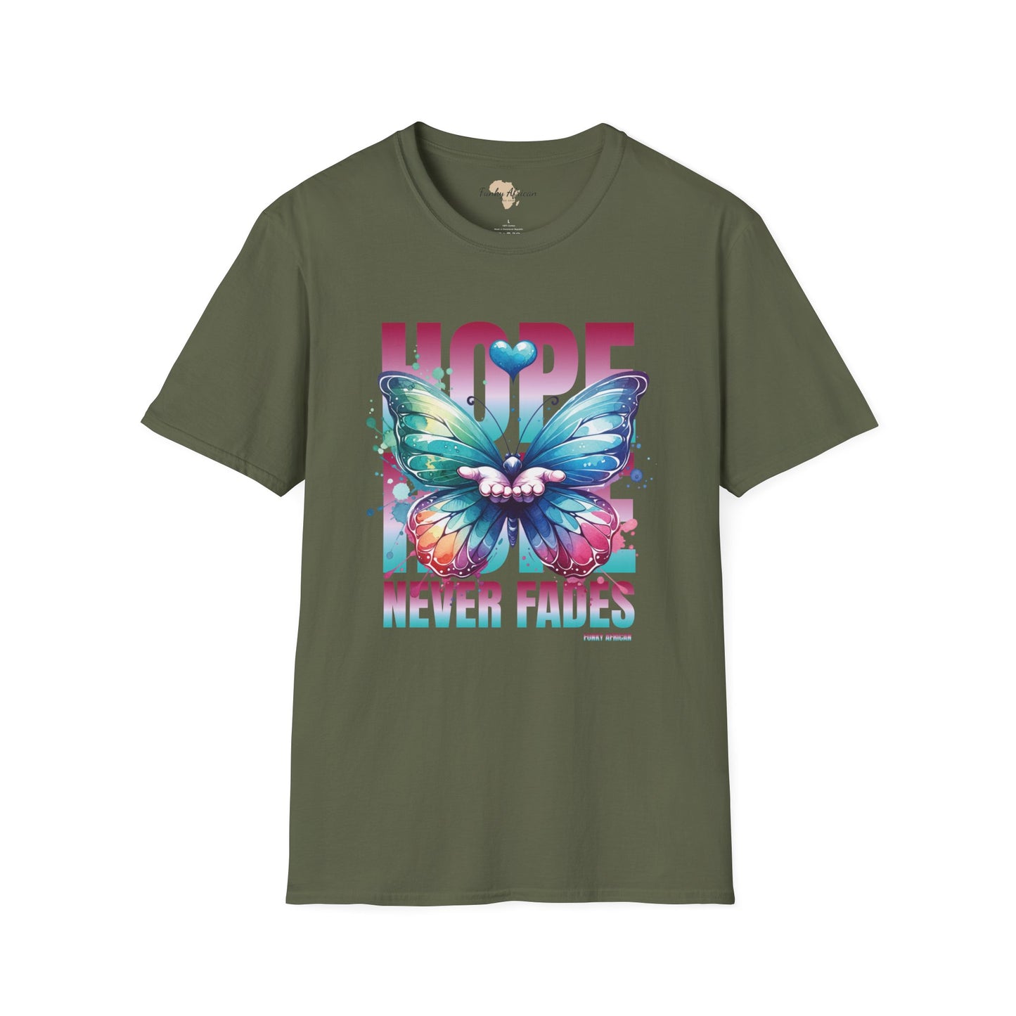 Hope never fails unisex softstyle tee