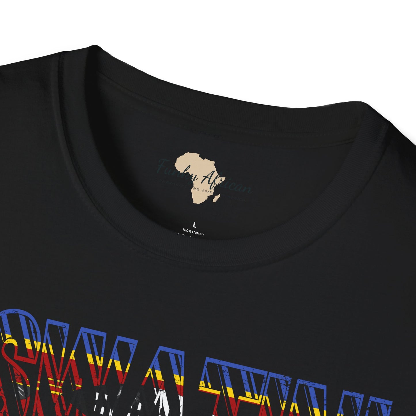 Eswatini text unisex softstyle tee