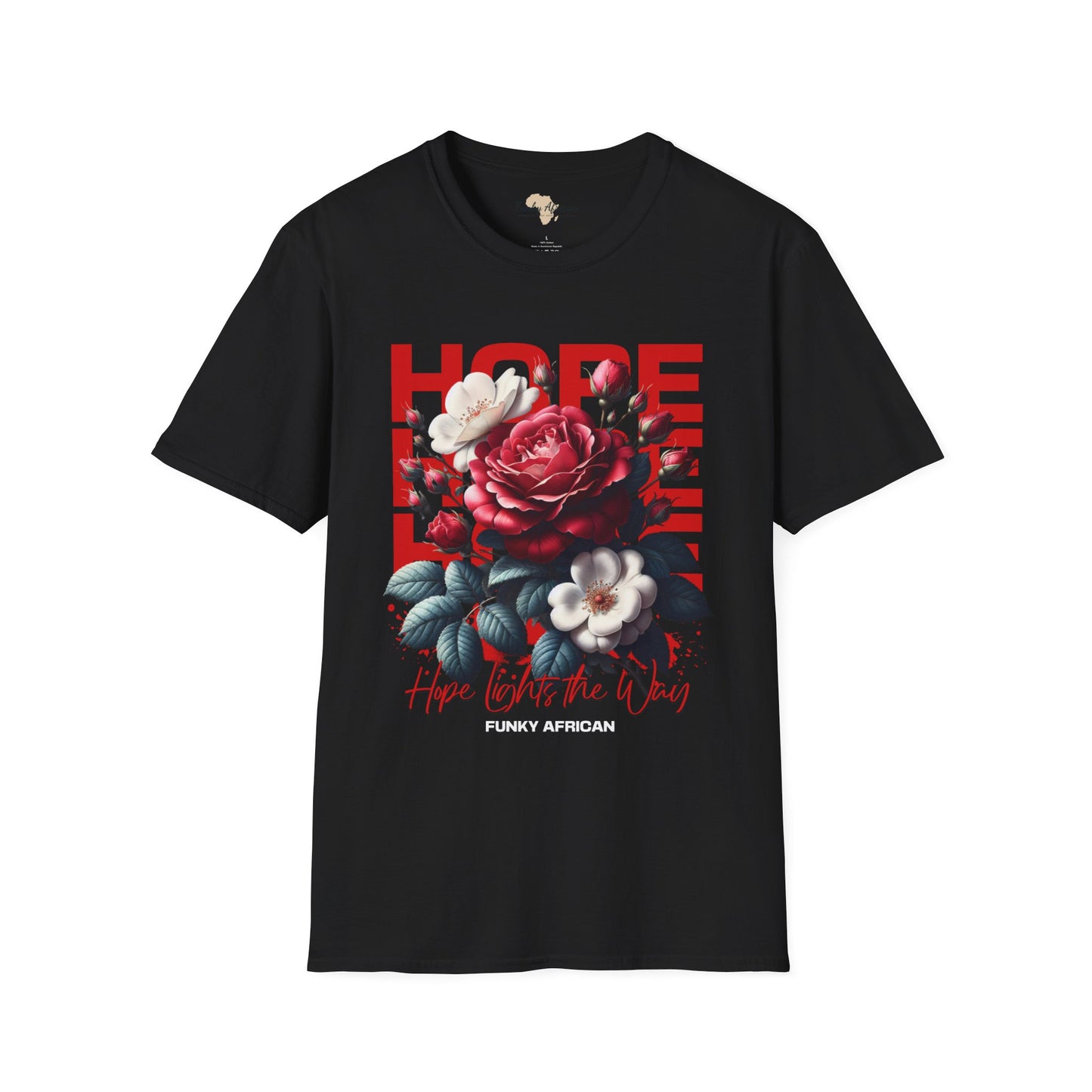 Hope lights the way unisex tee