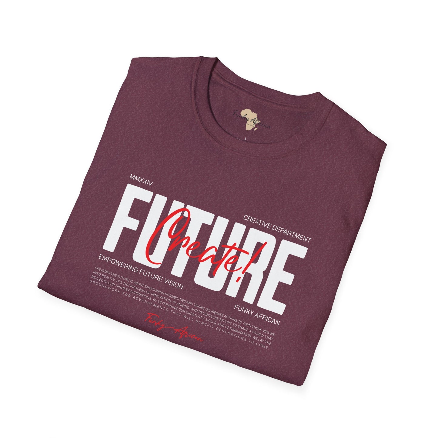 Create your future unisex softstyle tee