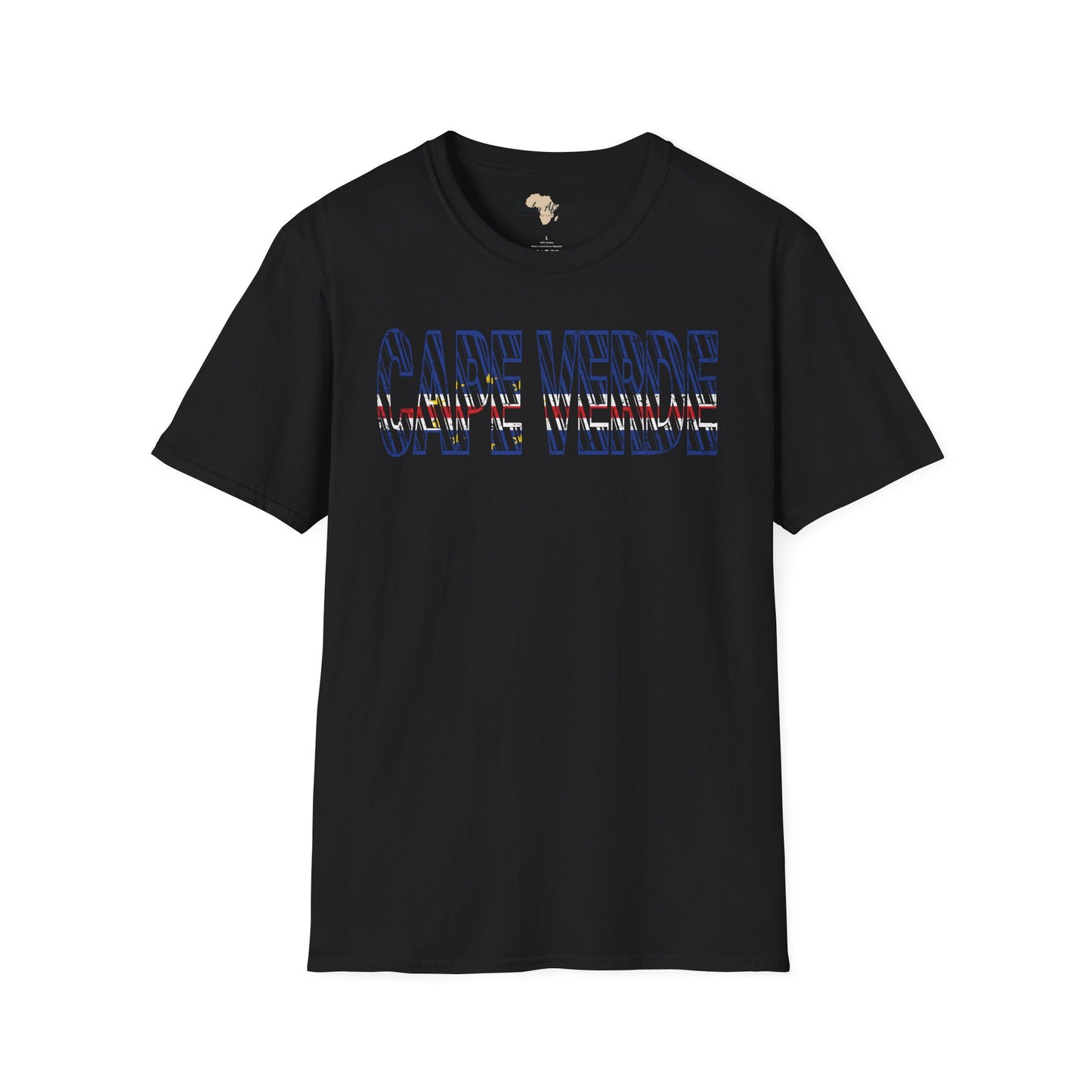 Cabo Verde text unisex softstyle tee