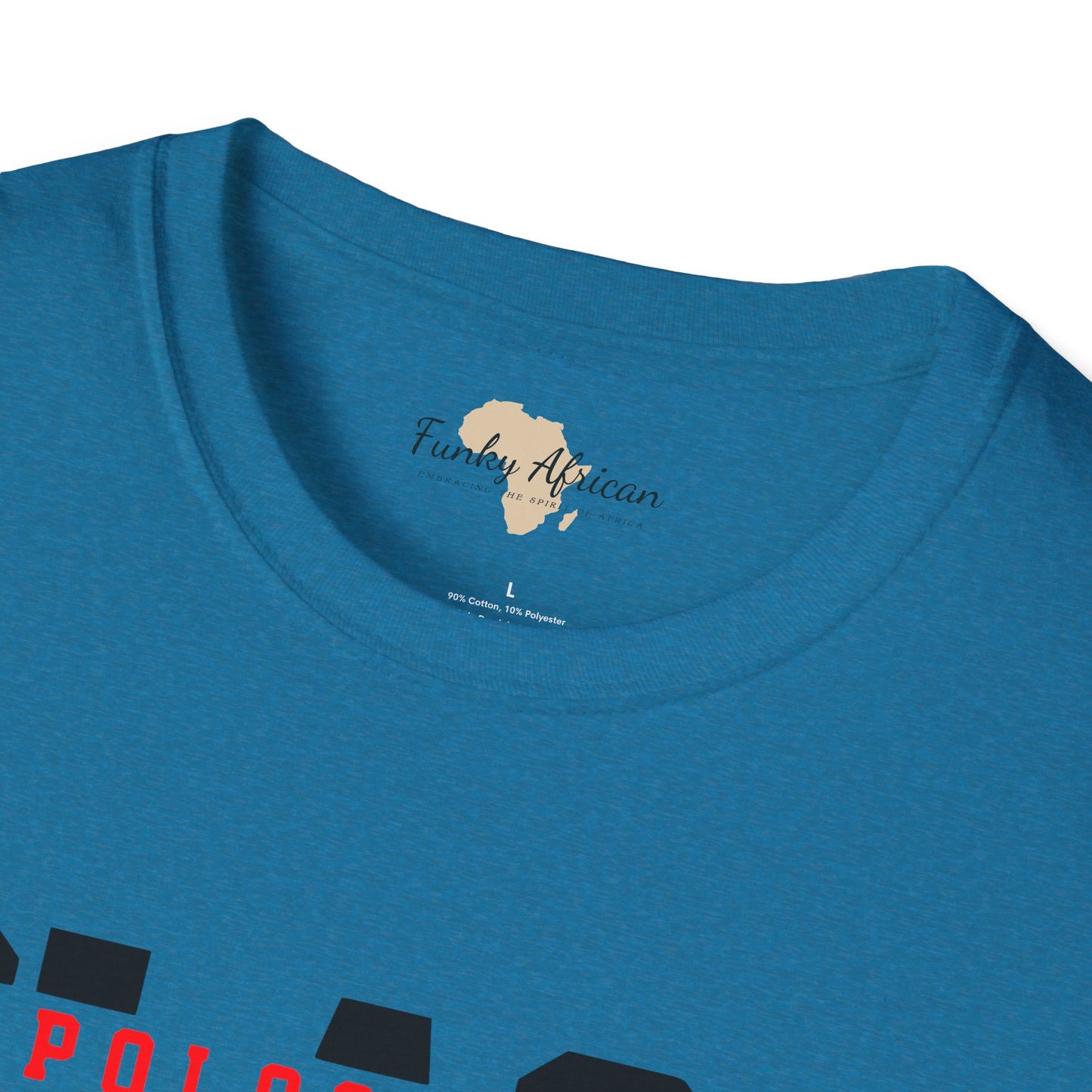 Unapologetically black unisex softstyle tee