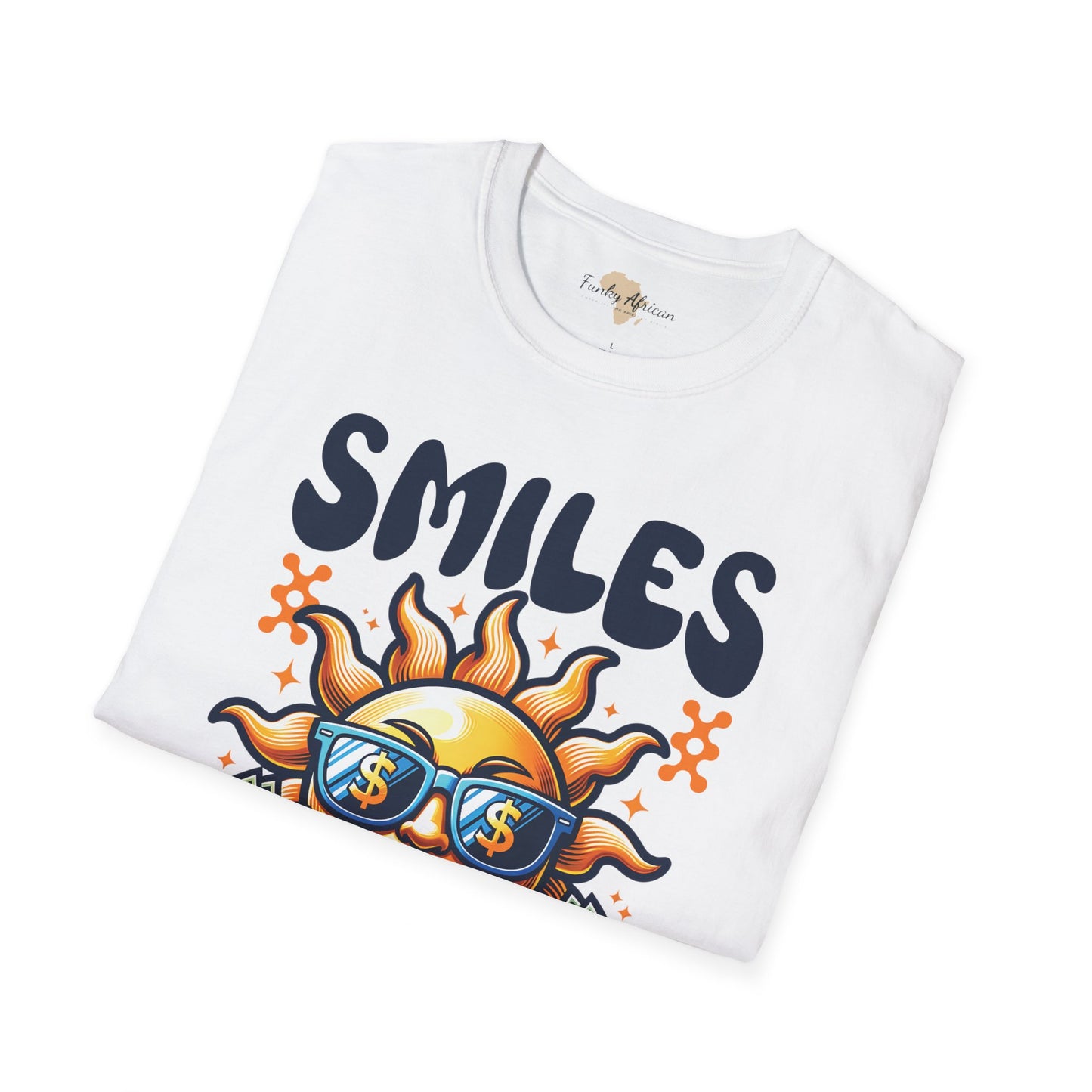 Smiles and happiness unisex softstyle tee