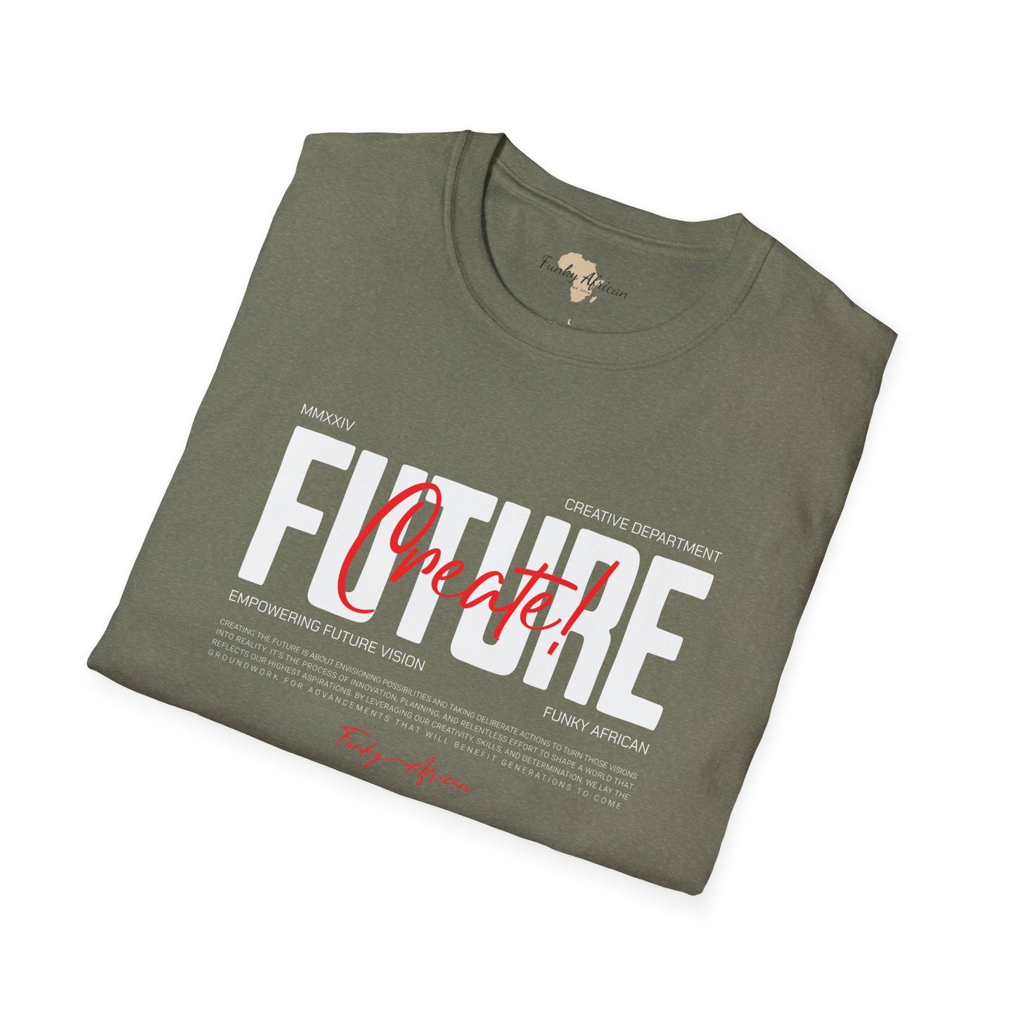 Create your future unisex softstyle tee