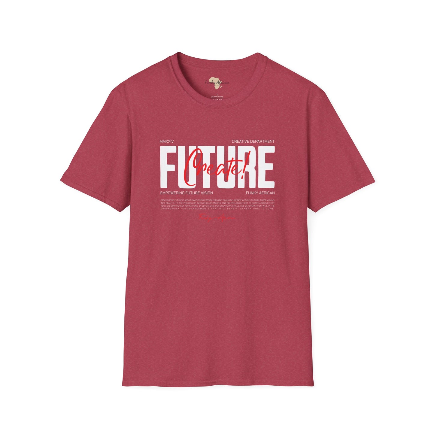 Create your future unisex softstyle tee