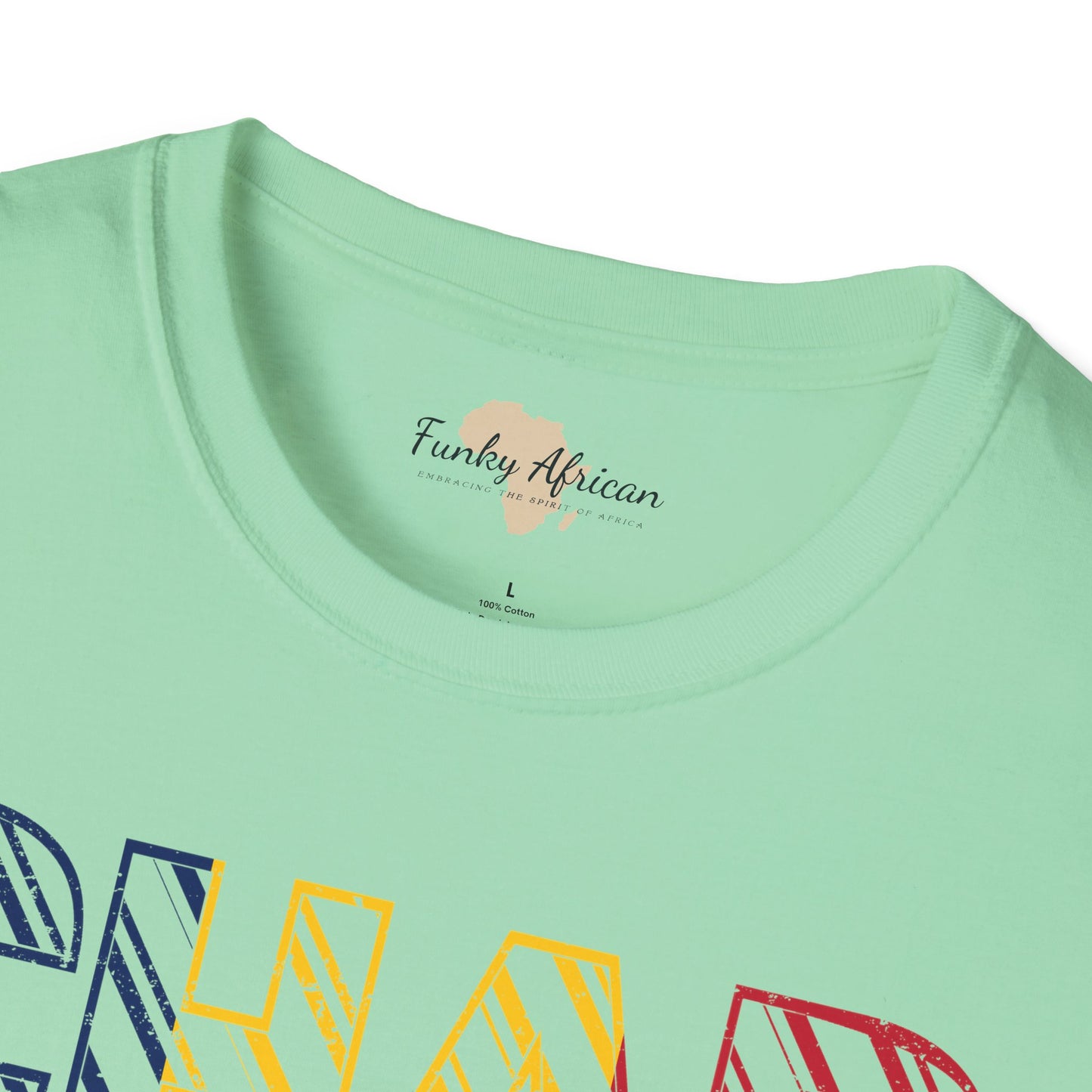 Chad text unisex softstyle tee