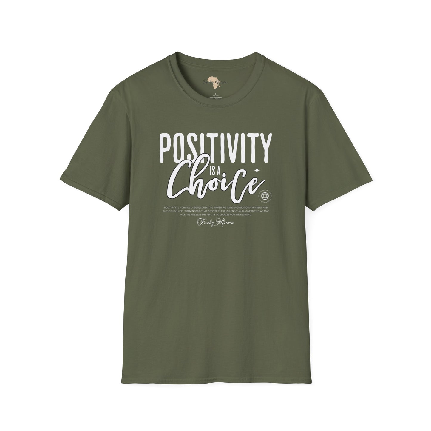 Positivity is a choice unisex softstyle tee