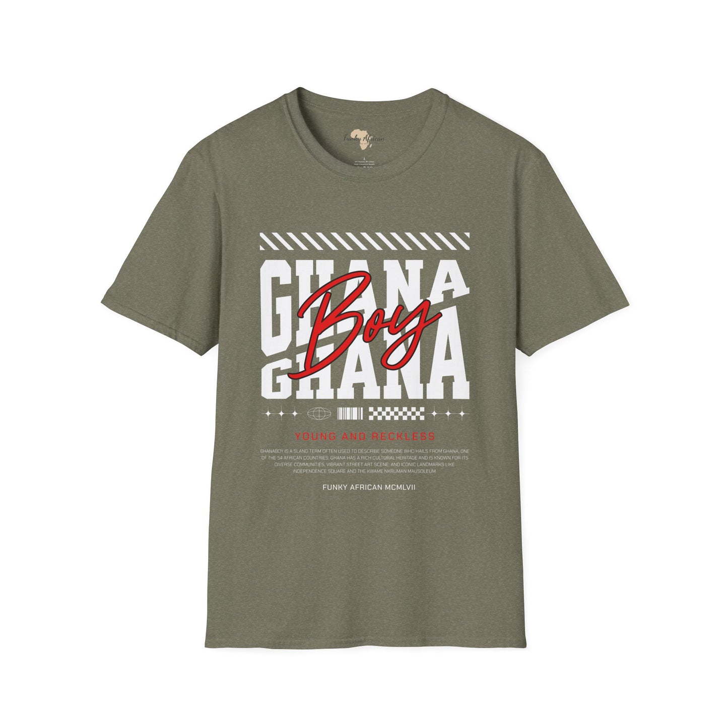 Ghana boy unisex softstyle tee