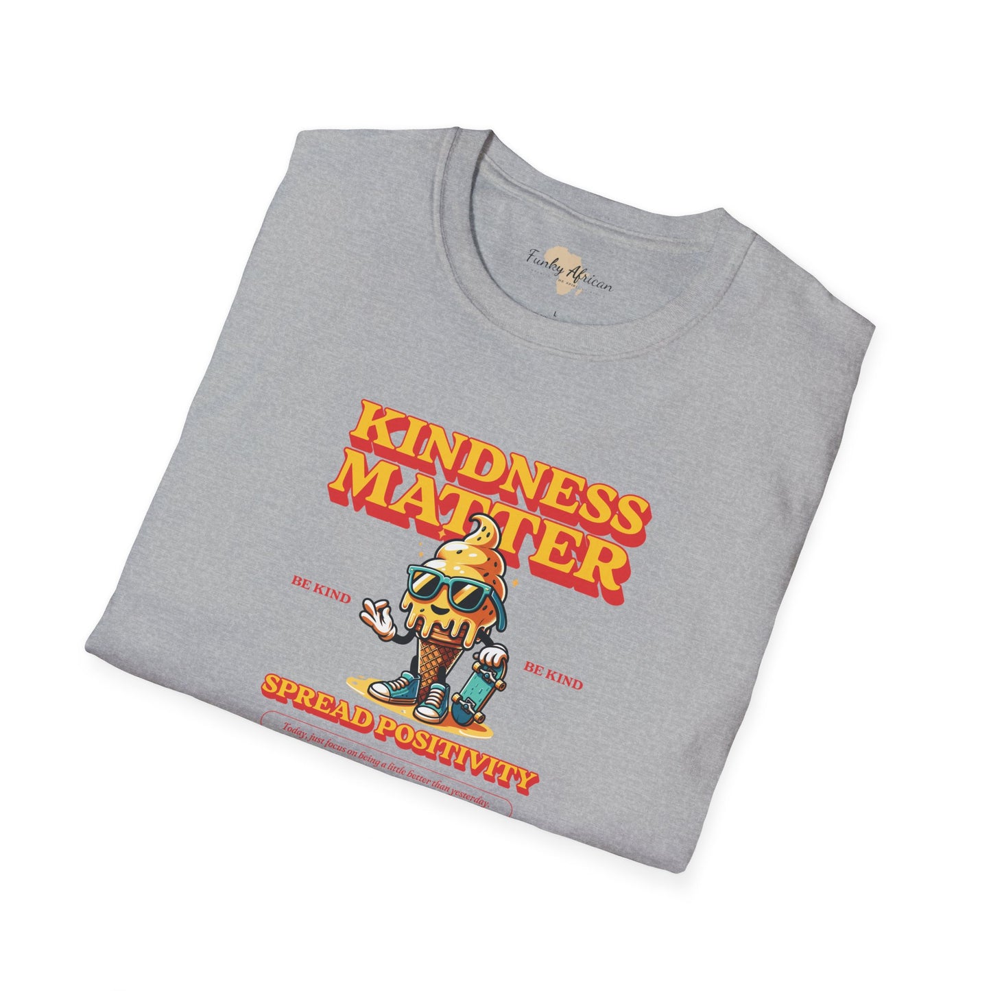 Kindness matter unisex softstyle tee Funky African