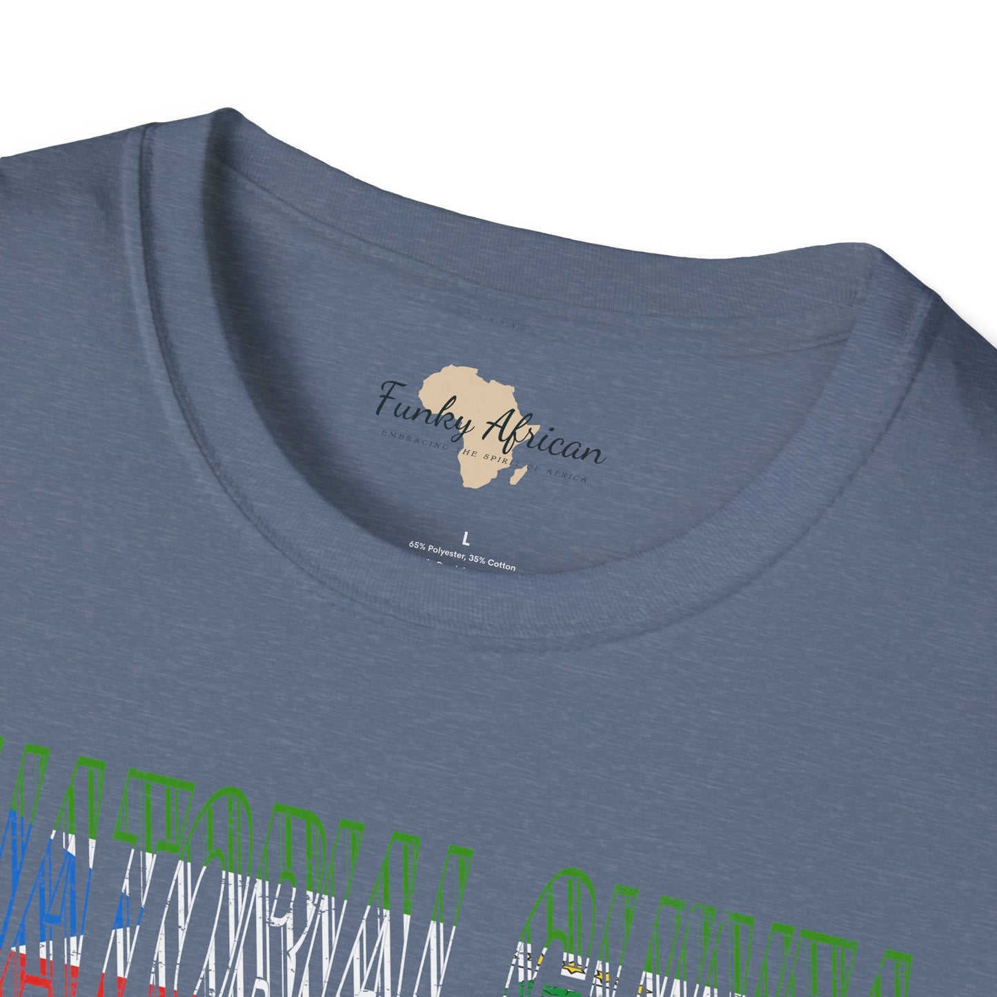 Equatorial Guinea text unisex softstyle tee