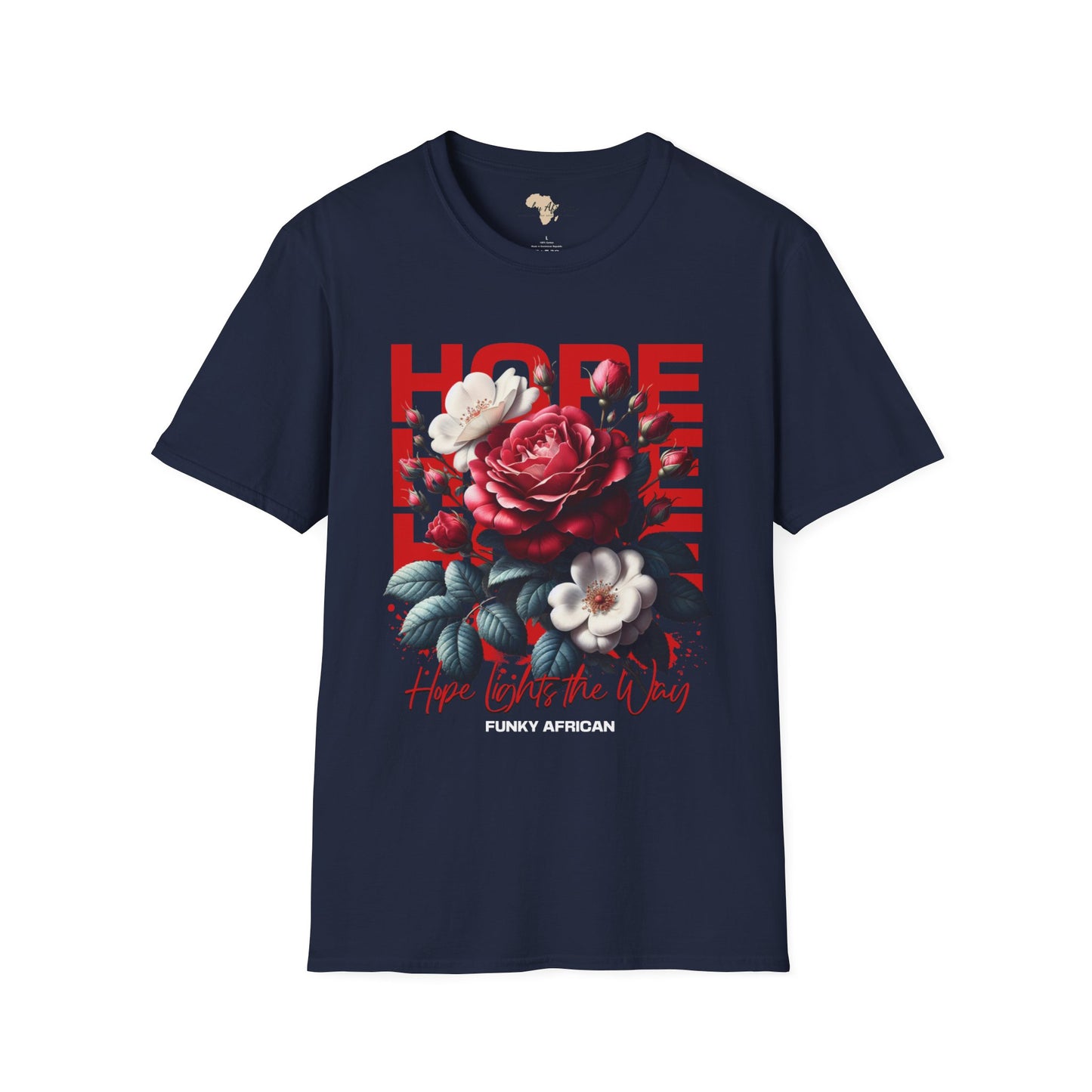 Hope lights the way unisex tee