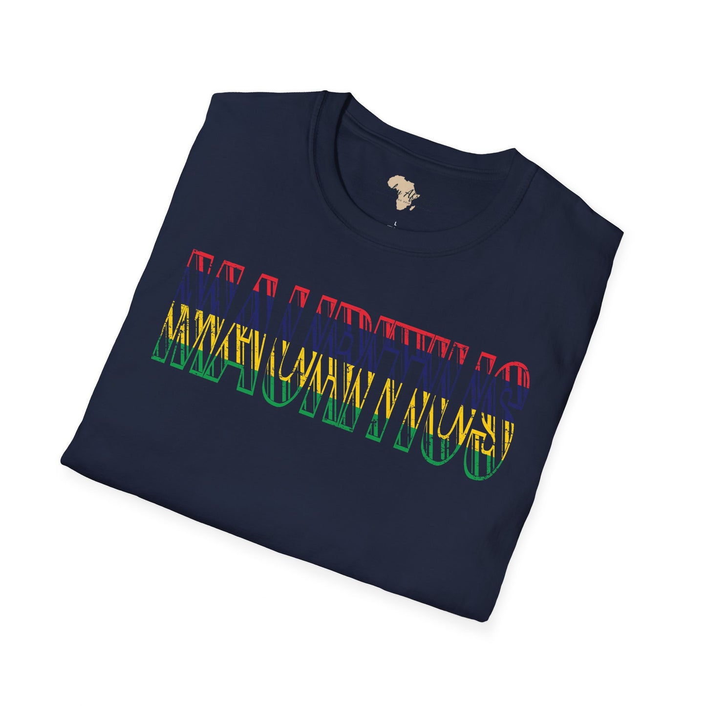 Mauritius text unisex softstyle tee
