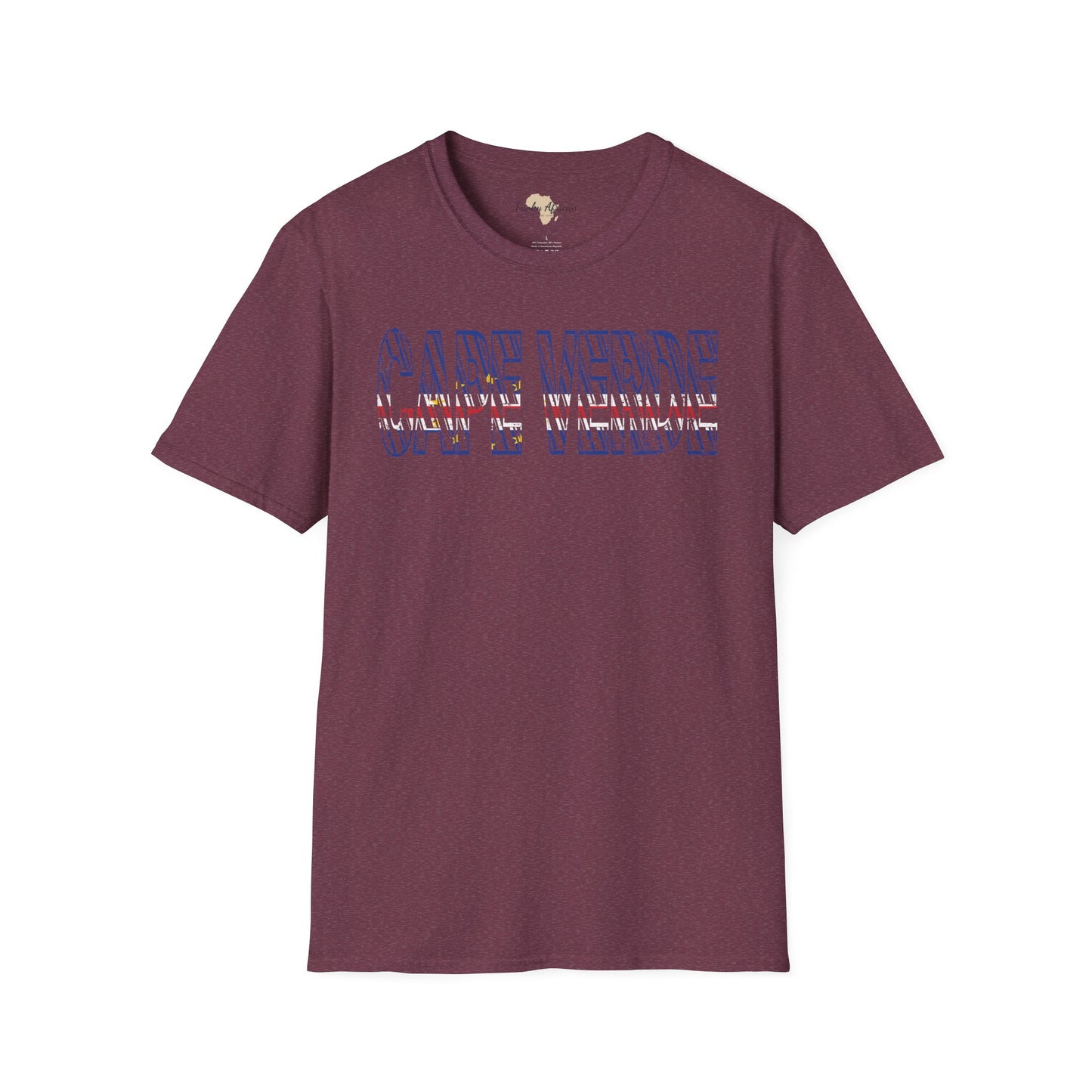 Cabo Verde text unisex softstyle tee
