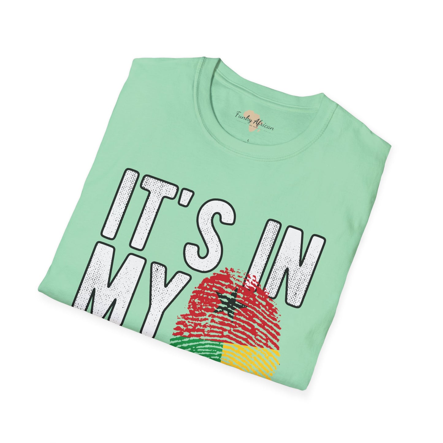 it's in my DNA unisex tee - Guinea-Bissau