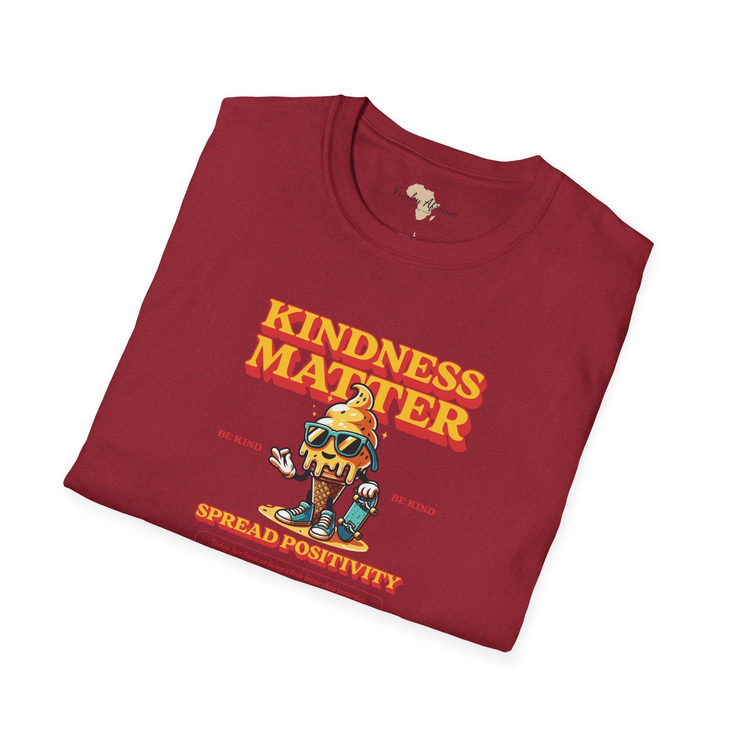 Kindness matter unisex softstyle tee Funky African