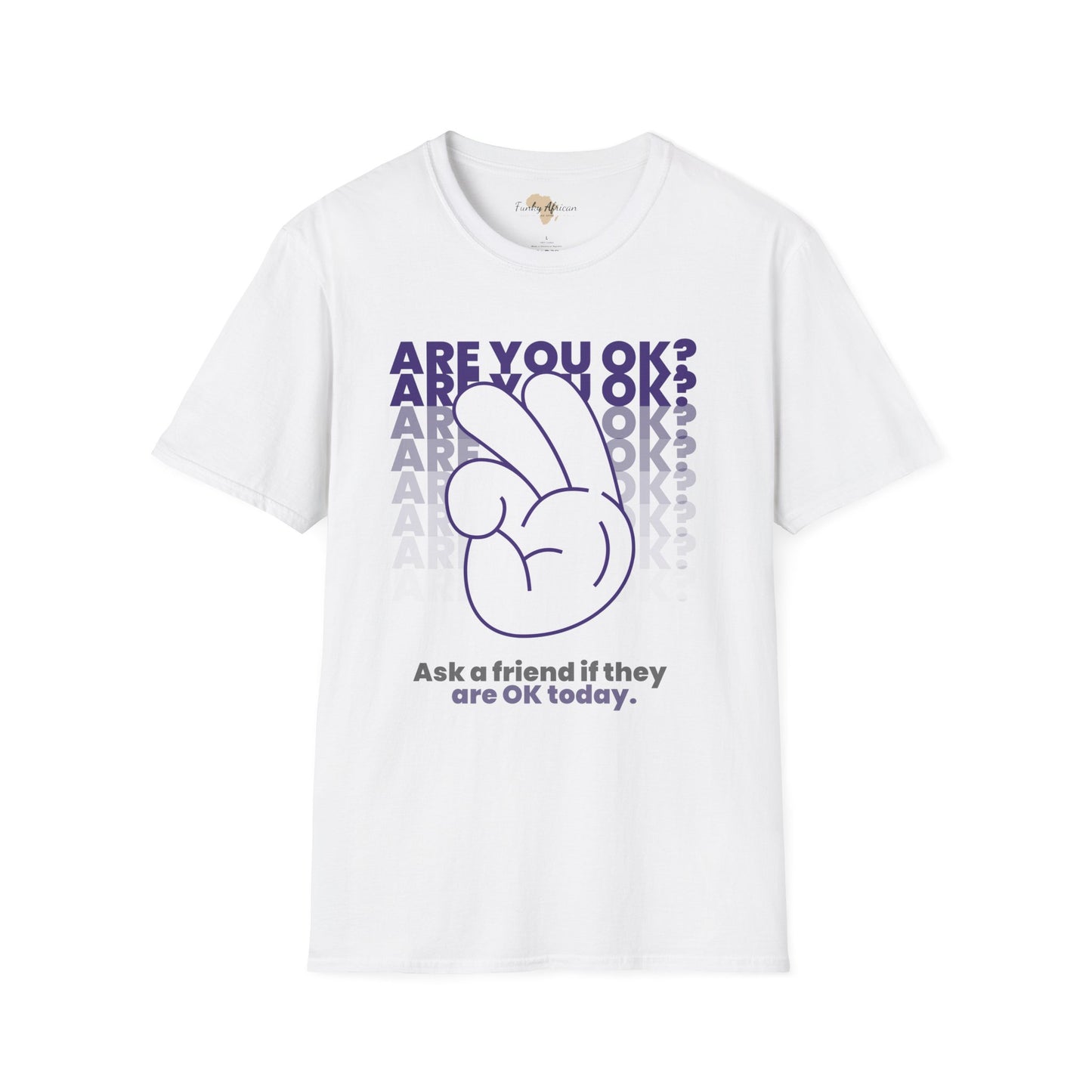 Are you ok unisex softstyle tee