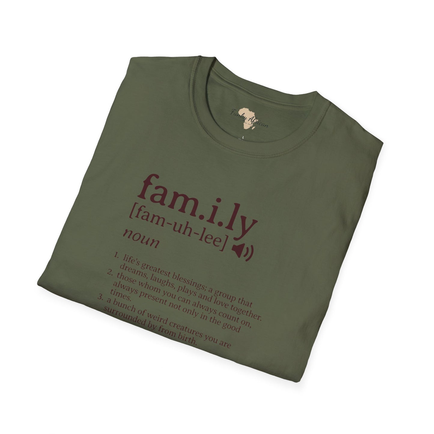 Family unisex softstyle tee