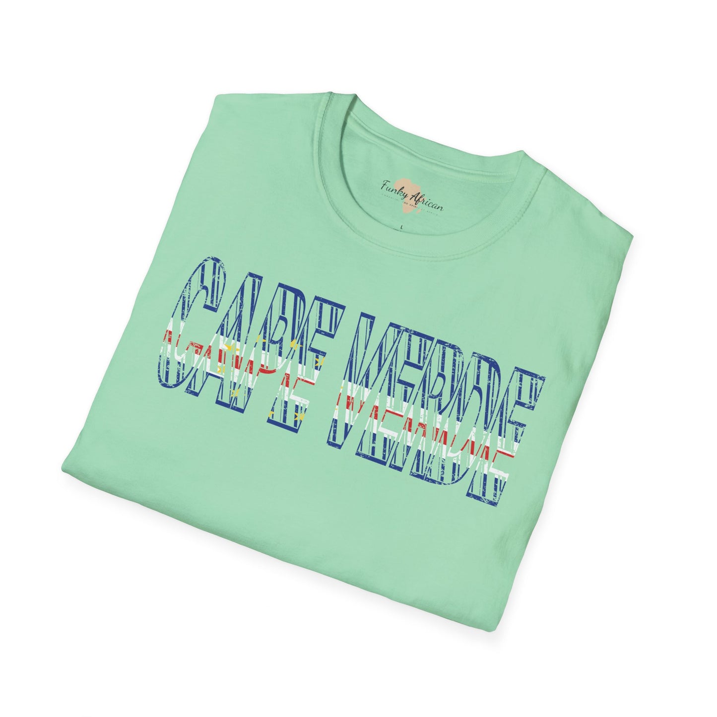 Cabo Verde text unisex softstyle tee