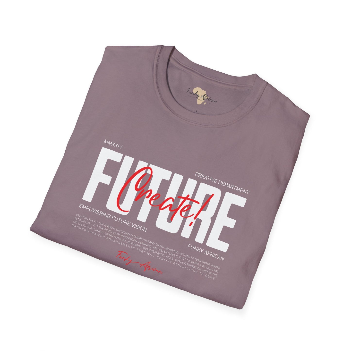 Create your future unisex softstyle tee