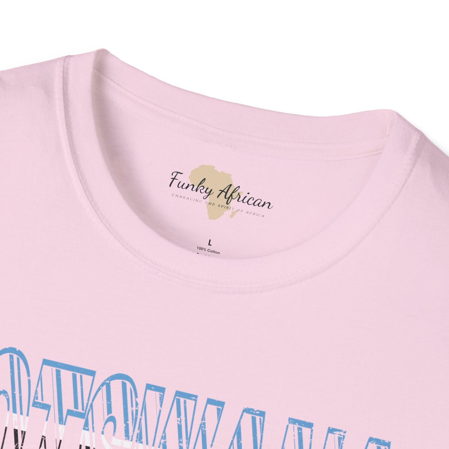 Botswana text unisex softstyle tee