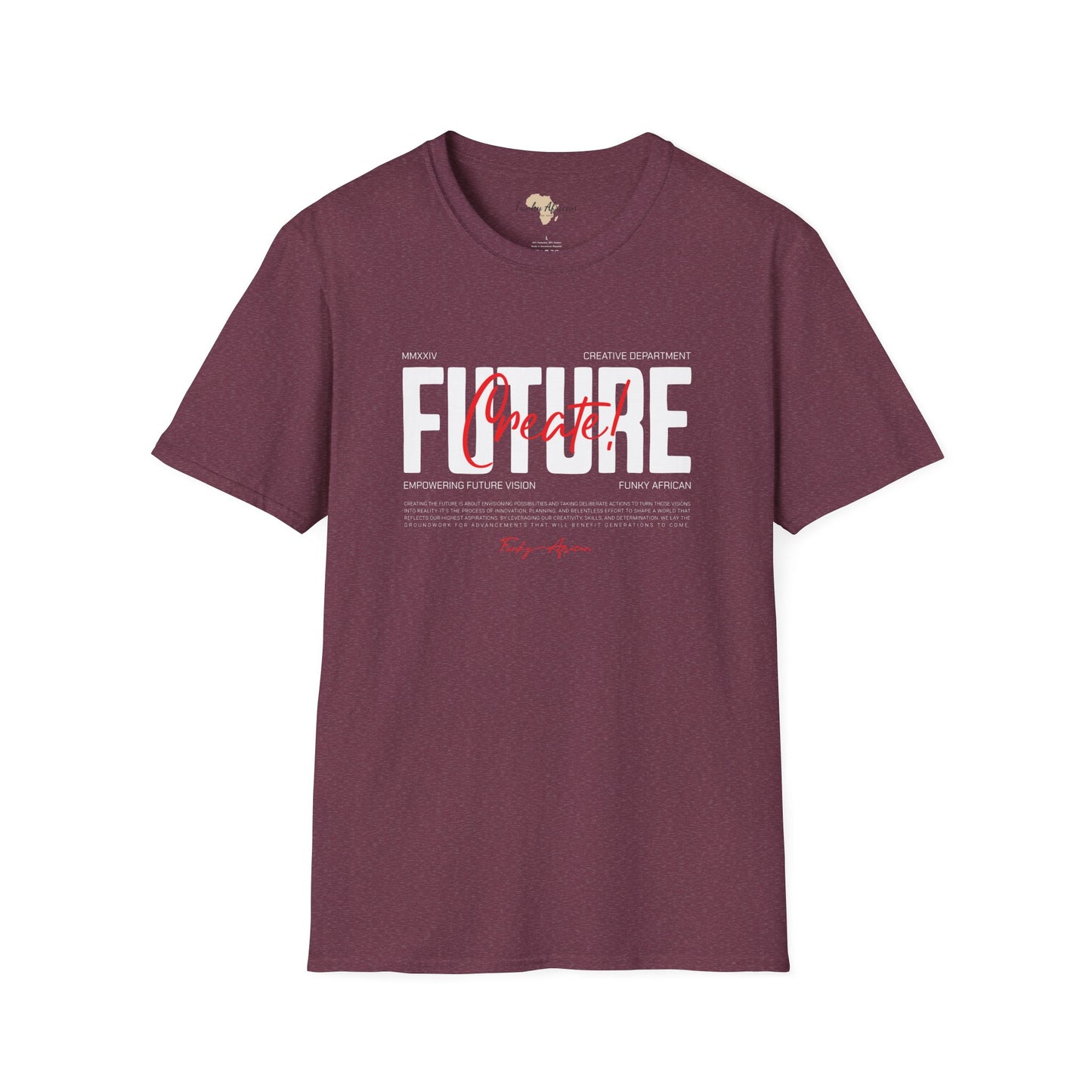 Create your future unisex softstyle tee