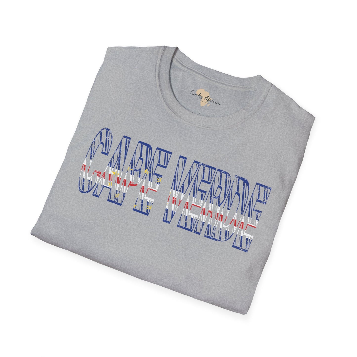 Cabo Verde text unisex softstyle tee