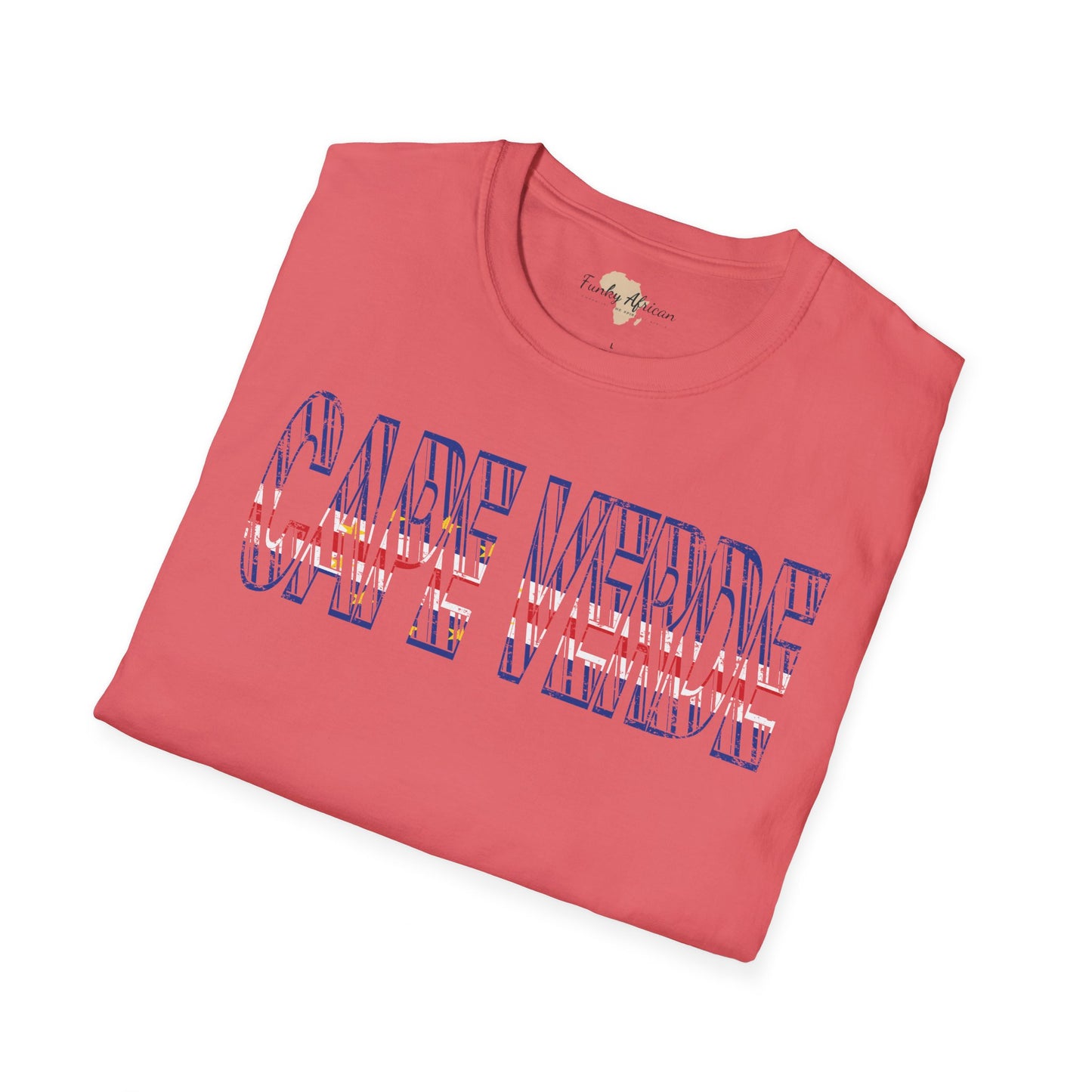 Cabo Verde text unisex softstyle tee