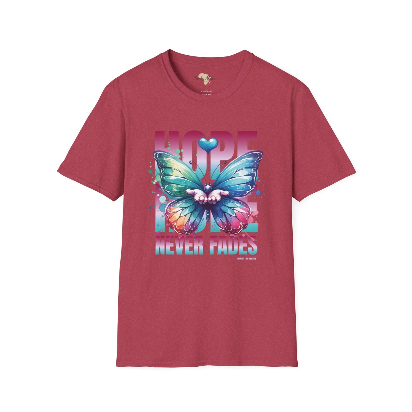 Hope never fails unisex softstyle tee