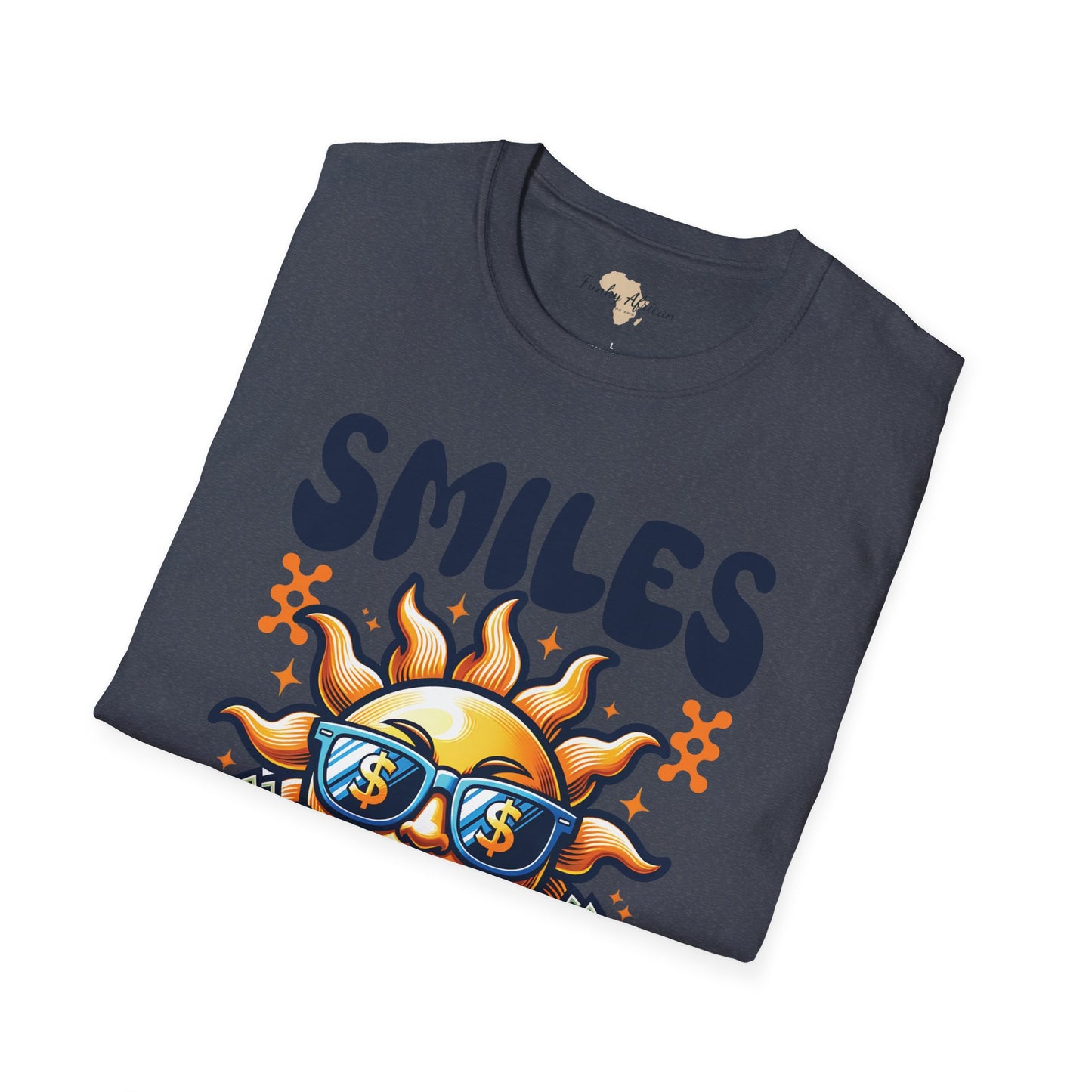 Smiles and happiness unisex softstyle tee