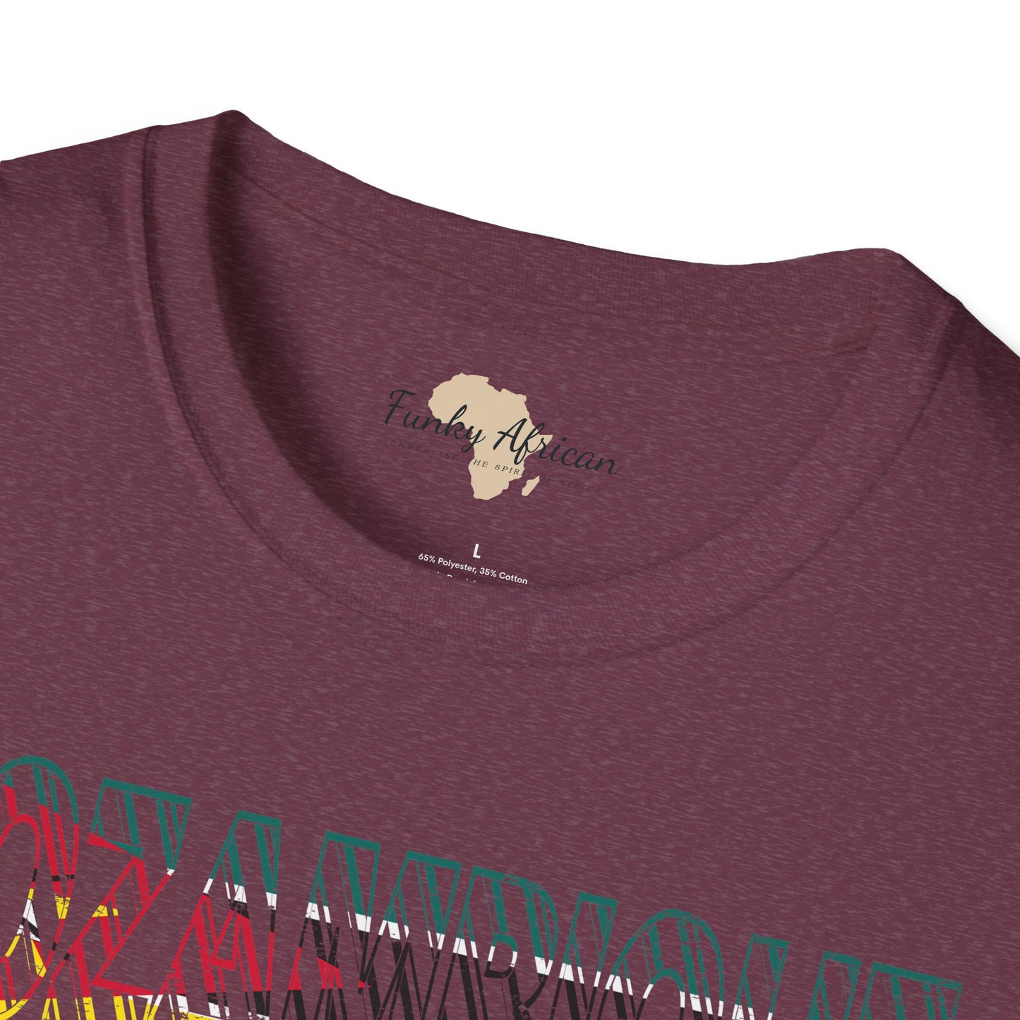 Mozambique text unisex softstyle tee