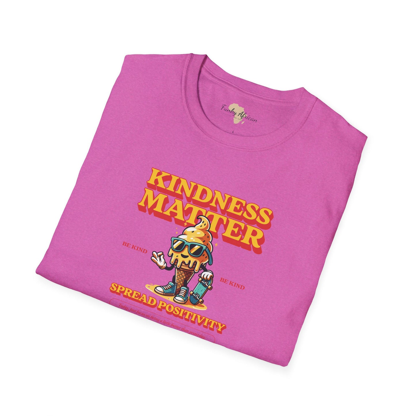 Kindness matter unisex softstyle tee Funky African