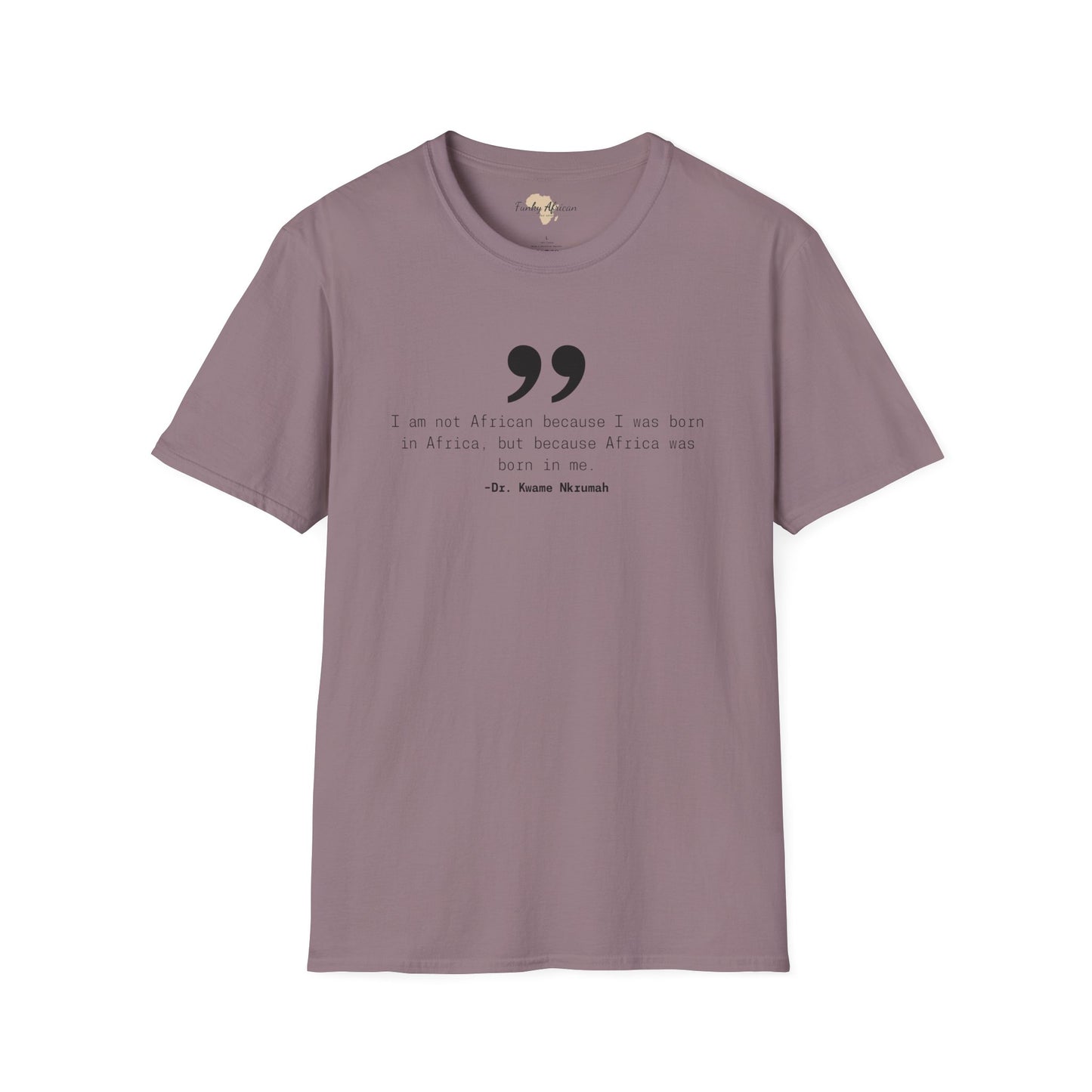 Africa in me unisex softstyle tee