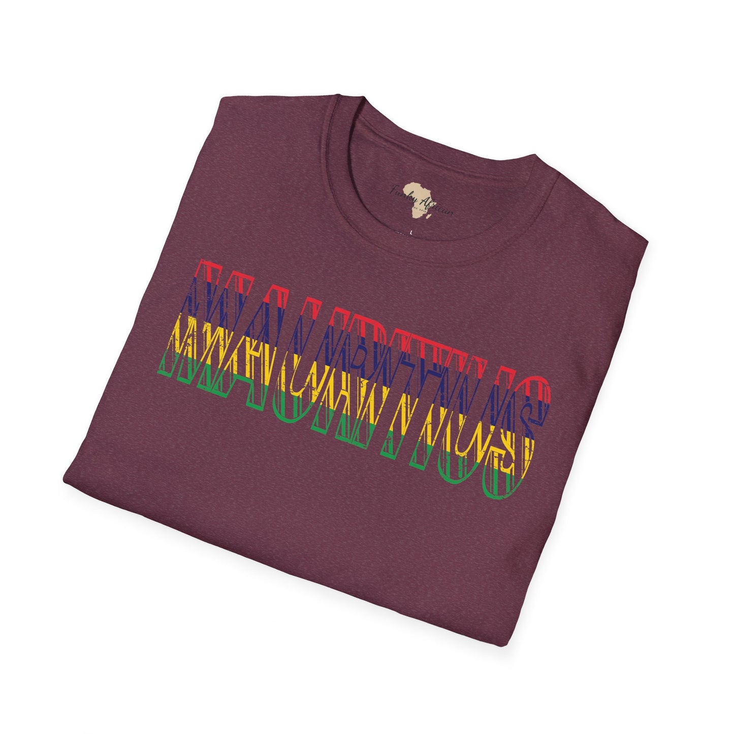 Mauritius text unisex softstyle tee