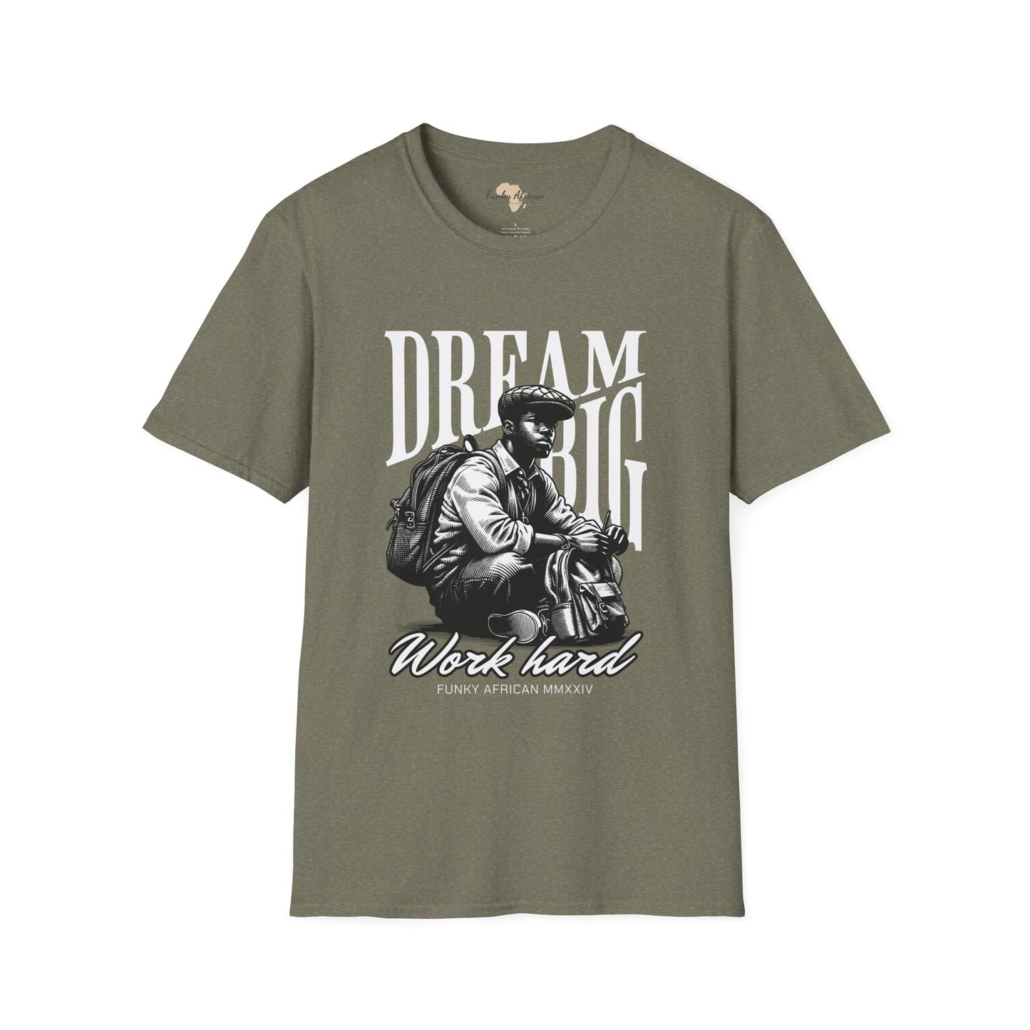 Dream big unisex softstyle tee