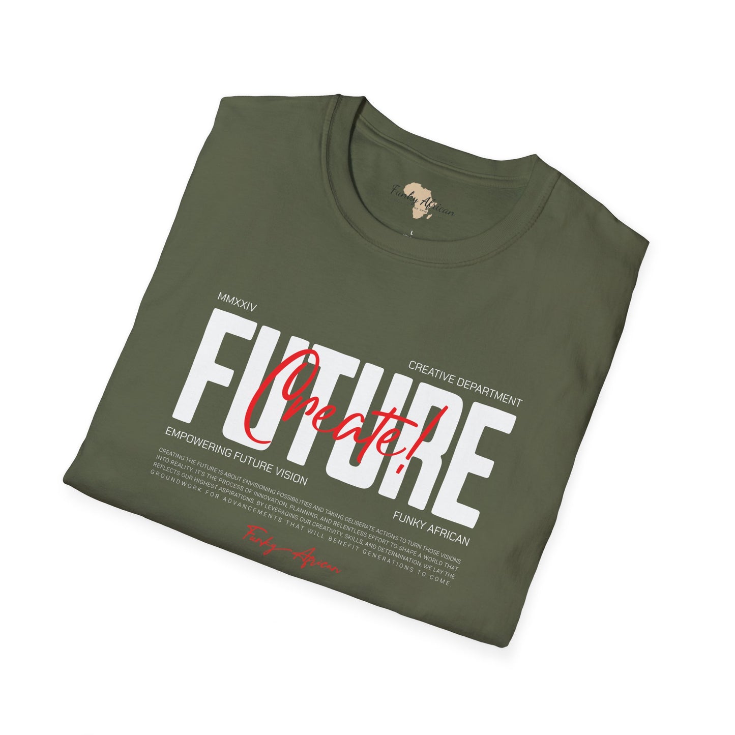 Create your future unisex softstyle tee