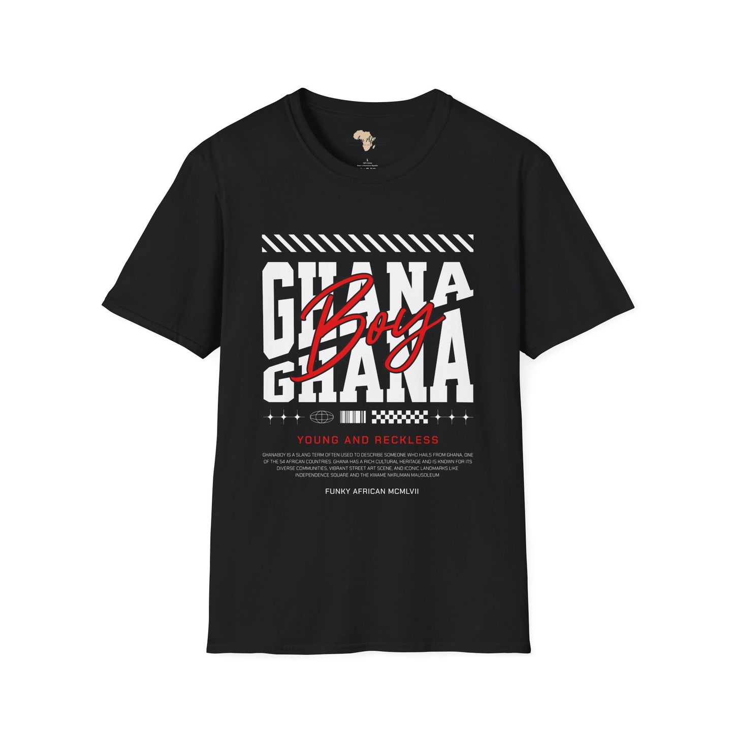 Ghana boy unisex softstyle tee