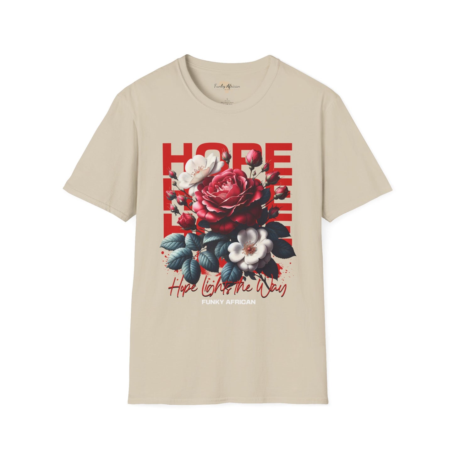 Hope lights the way unisex tee