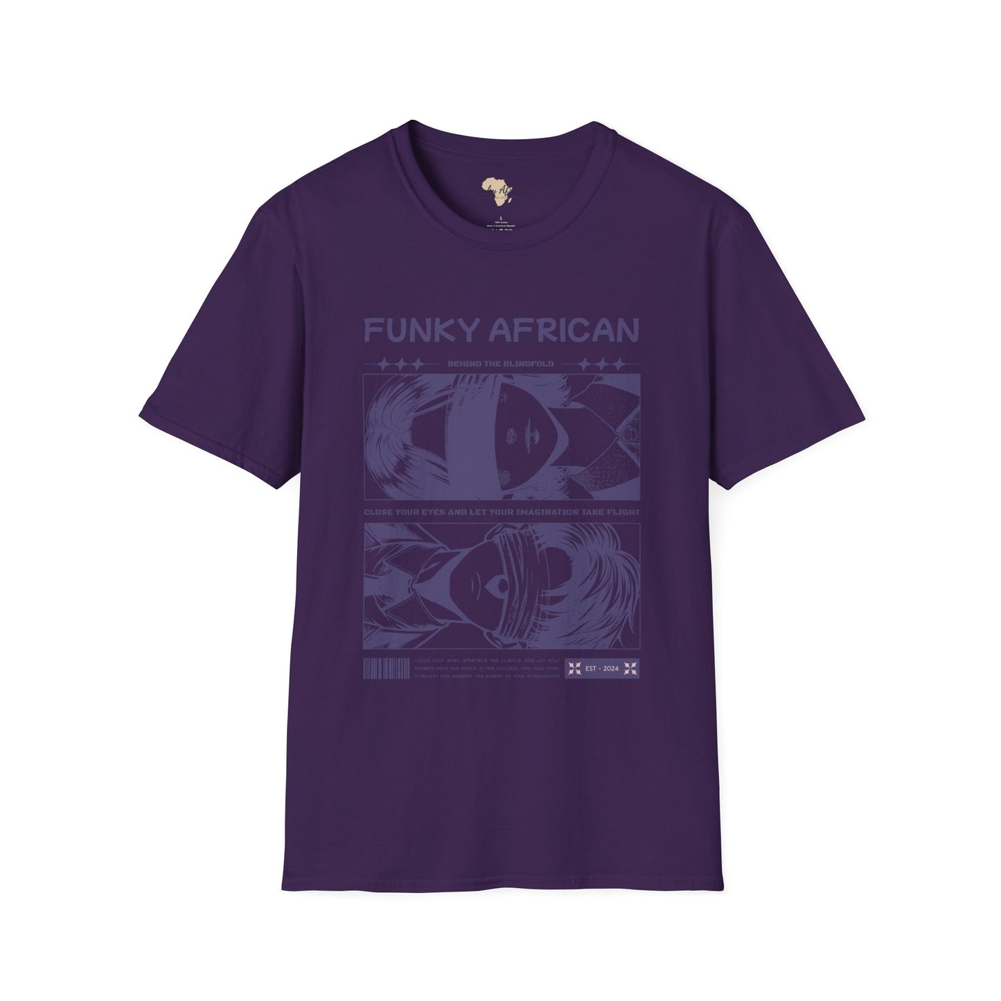 Behind the blindfold unisex softstyle tee