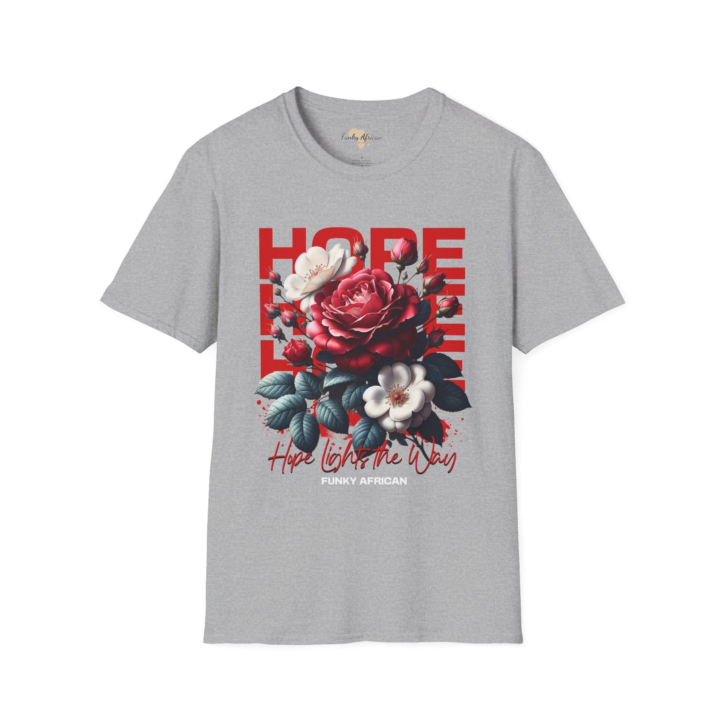 Hope lights the way unisex tee