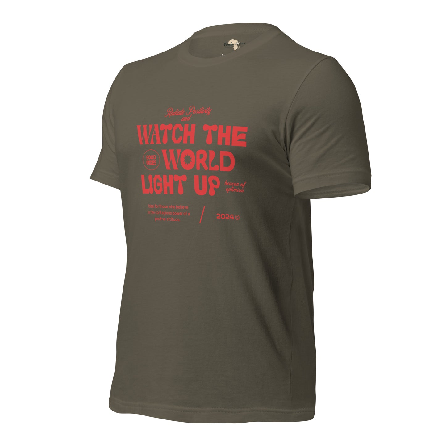 Watch the World Light Up Unisex t-shirt