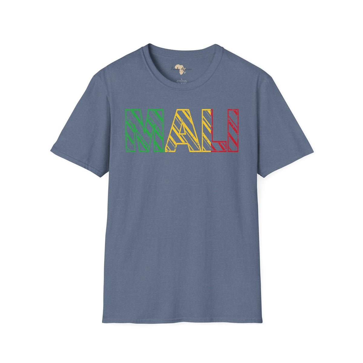 Malian text unisex softstyle tee Funky African