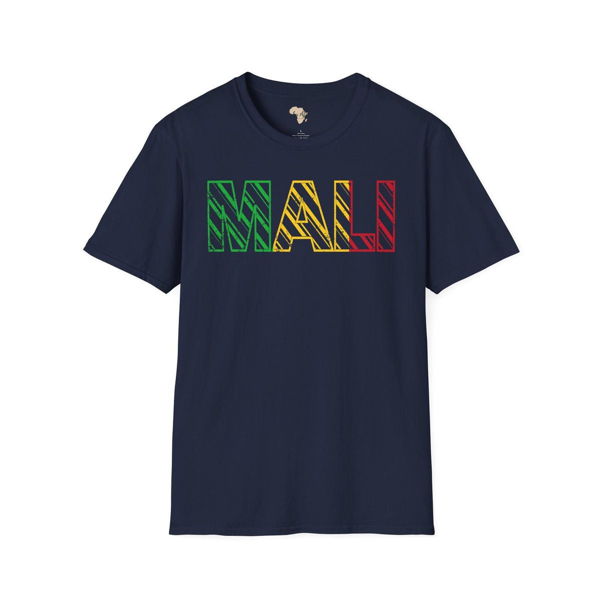Malian text unisex softstyle tee Funky African