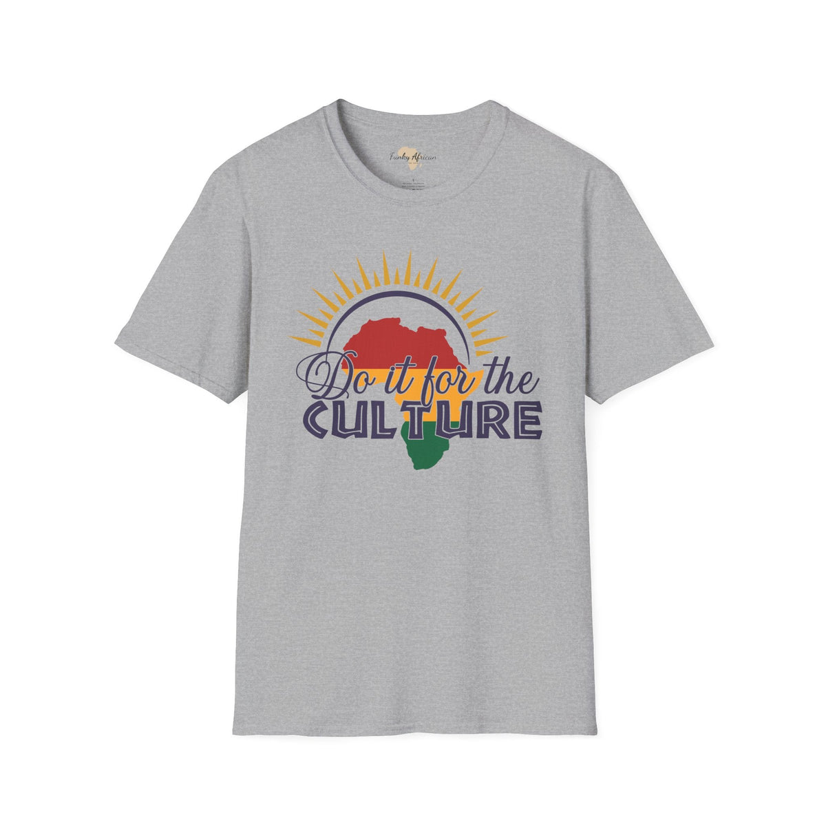 For the culture unisex softstyle tee Funky African