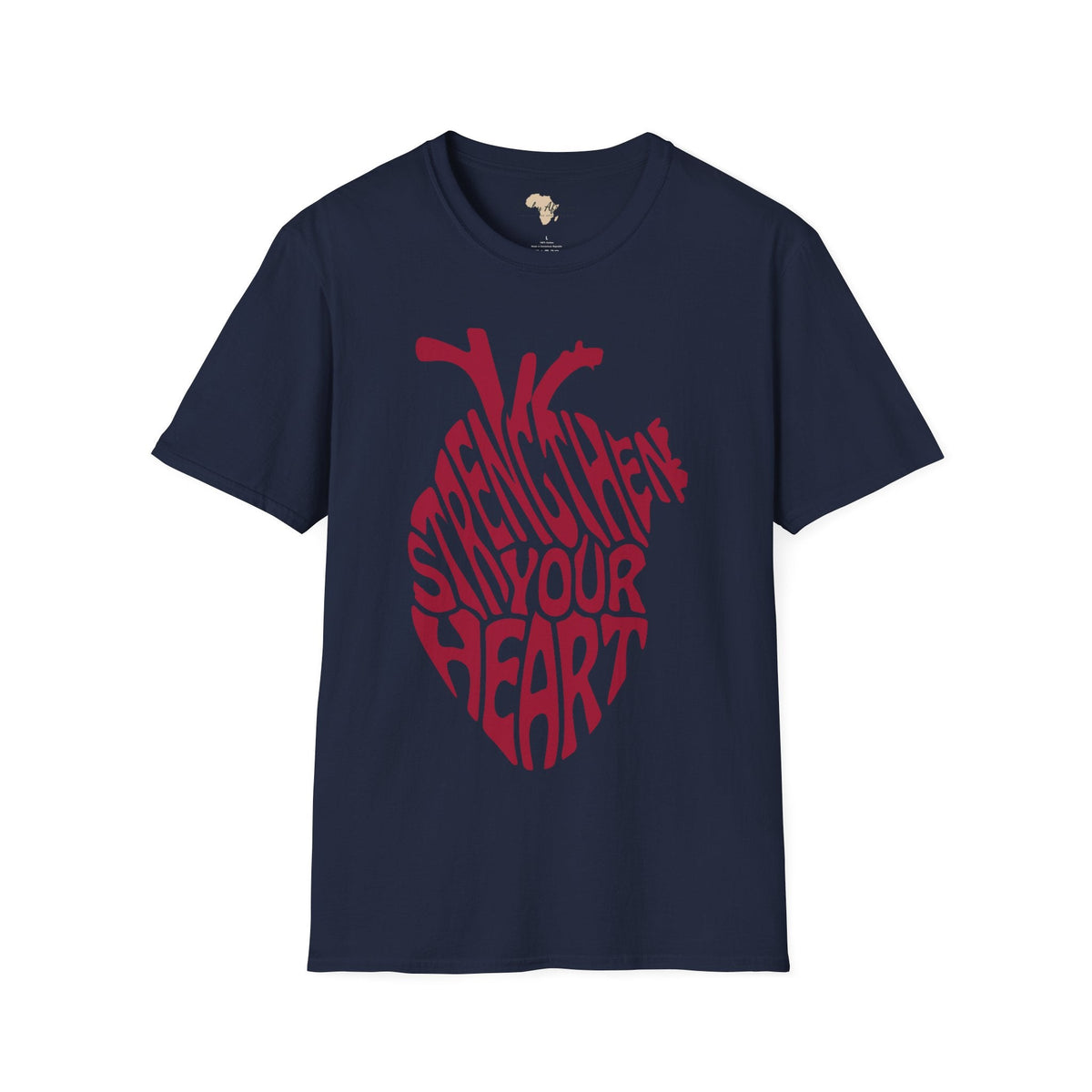 Strengthen your heart unisex softstyle tee Funky African