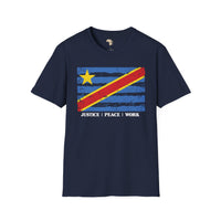 DR Congo strip unisex softstyle tee
