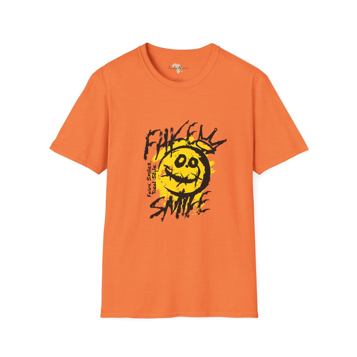 Fake smile unisex tee Funky African