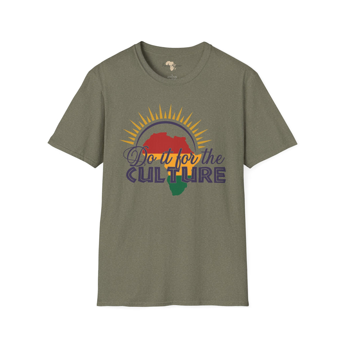 For the culture unisex softstyle tee Funky African