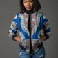 African printed short coat women